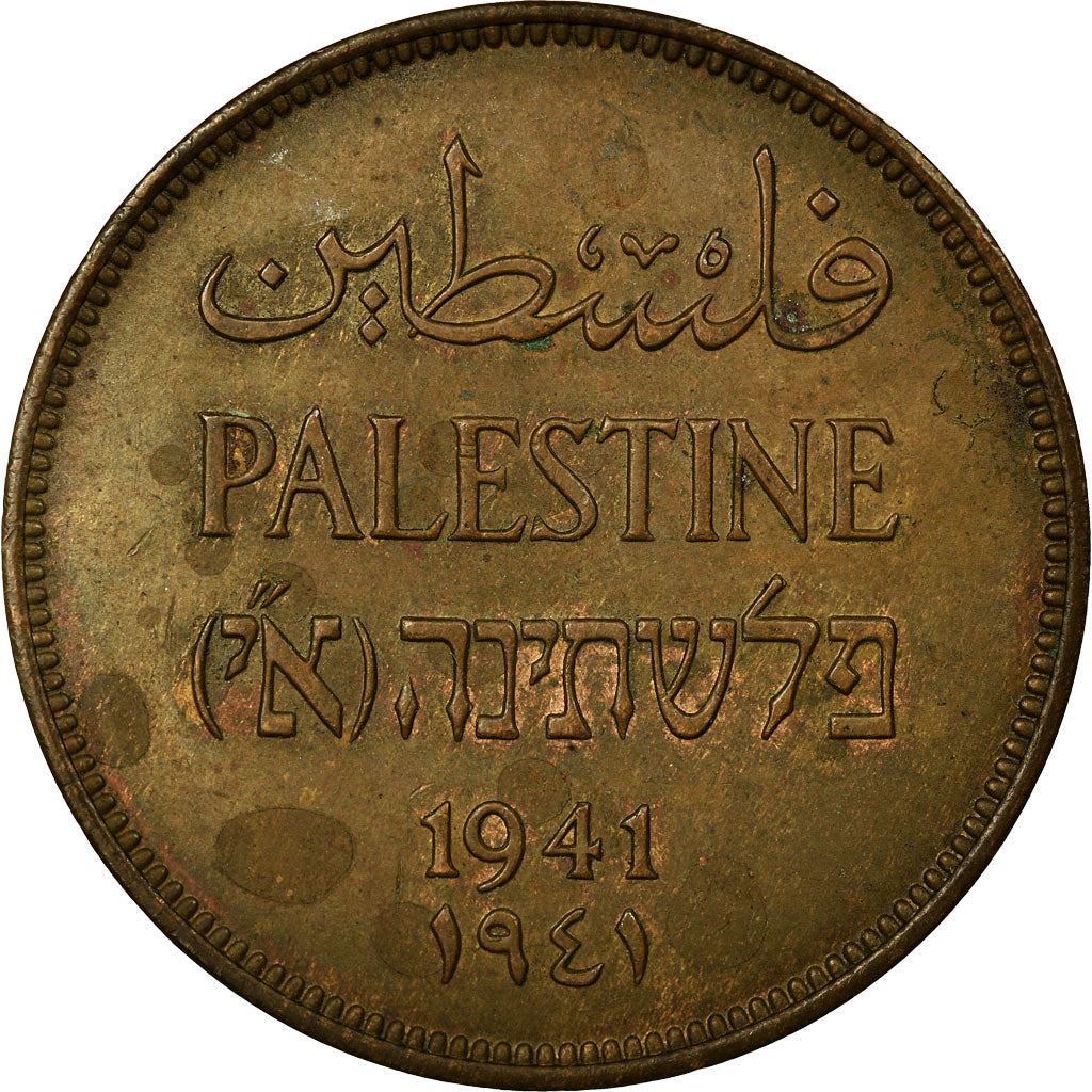British Palestine | 2 Mils Coin | Olive Branch | Km:2 | 1927 - 1947