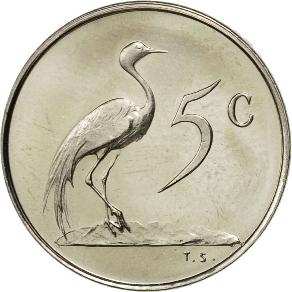 South Africa 5 Cents Coin | English Legend - SOUTH AFRICA | KM67.1 | 1965 - 1969