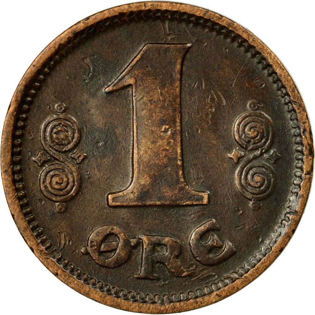 Denmark | 1 Ore Coin | Monogram | Km:812 | 1913 - 1923