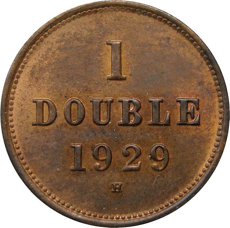 Guernsey | 1 Double Coin | KM11 | 1911 - 1938