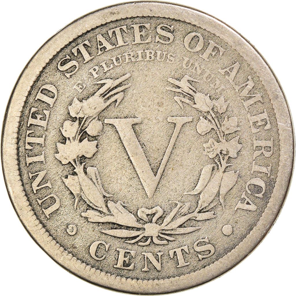 United States | 5 Cents Coin | Liberty | Roman Numeral | KM112 | 1883 - 1913
