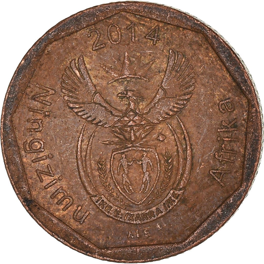 South Africa | 10 Cents Coin | Flowers | Arum Lily | Uc:6 | 2014