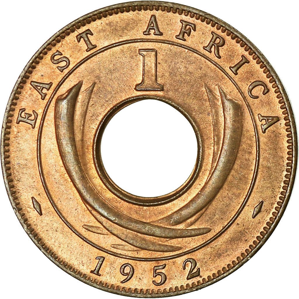 Afrique de l'Est | Pièce de 1 Centime | Couronne | Défenses | Km:32 | 1949 - 1952