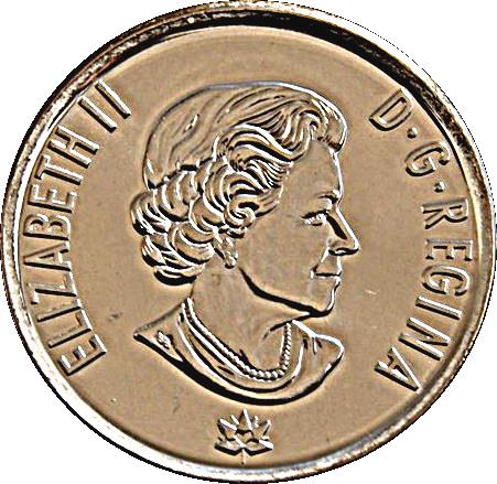 Canada 5 Cents Coin | Queen Elizabeth II | Beaver | KM2291 | 2017