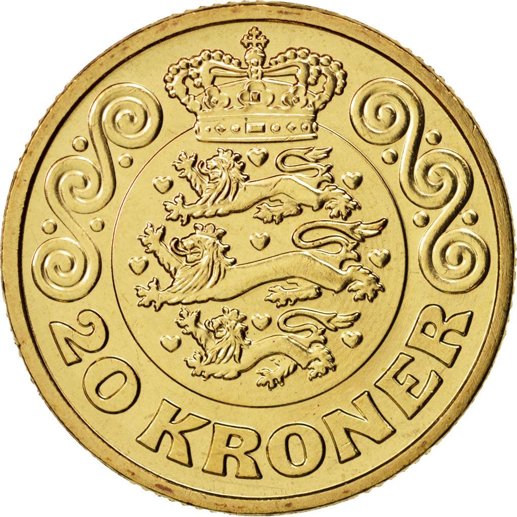 Denmark | 20 Kroner Coin | Margrethe II | KM:955 | 2013 - 2022