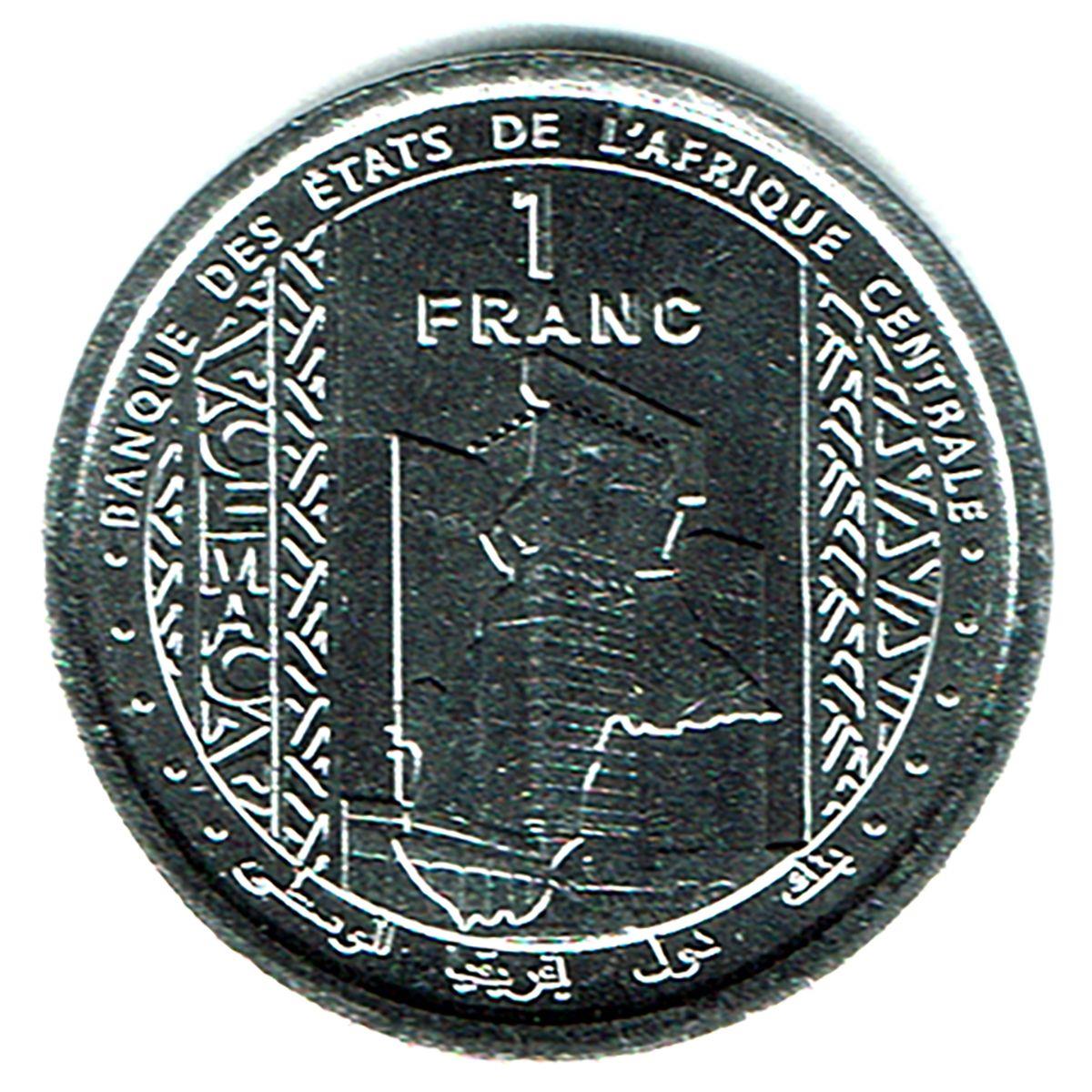 Central African States | 1 Franc Cfa Coin | CEMAC Map | 2024