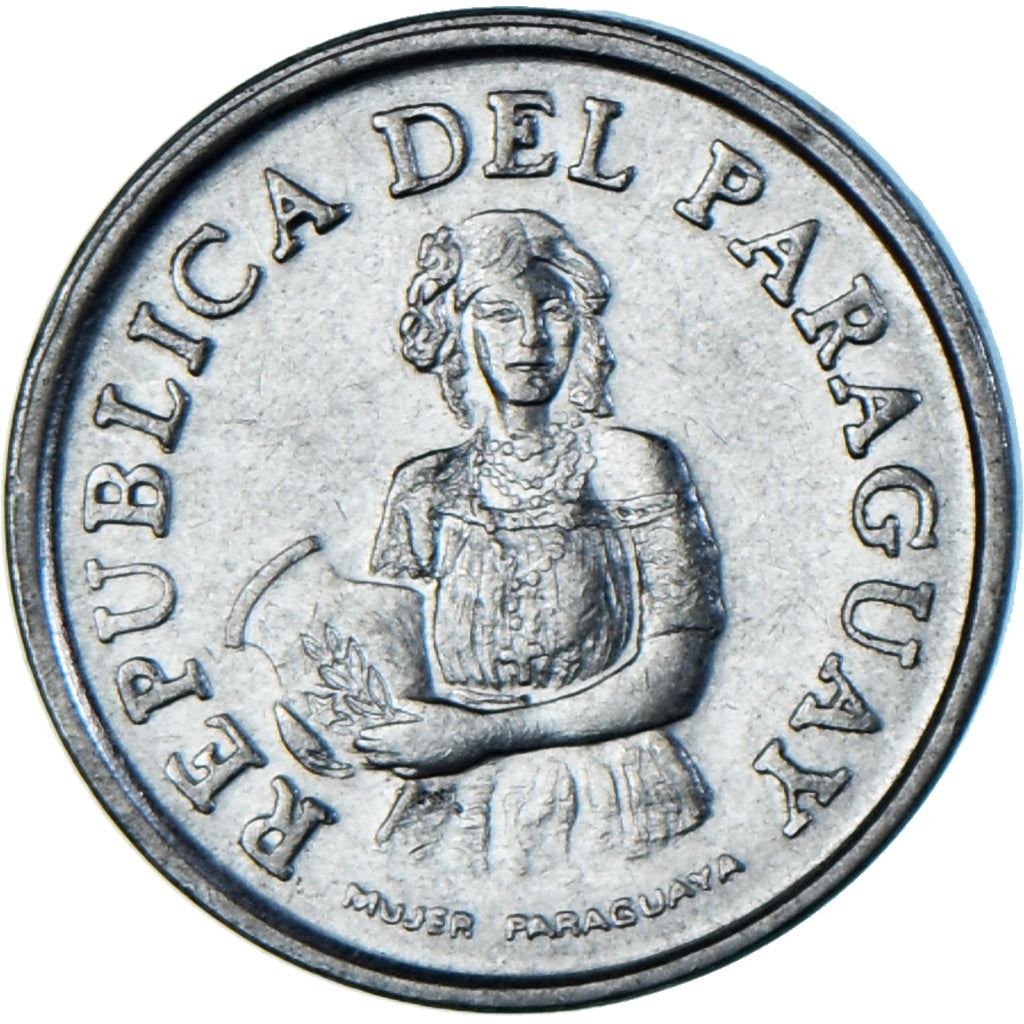 Paraguay | 5 Guaranies Coin | Cotton plant | Km:152 | 1975