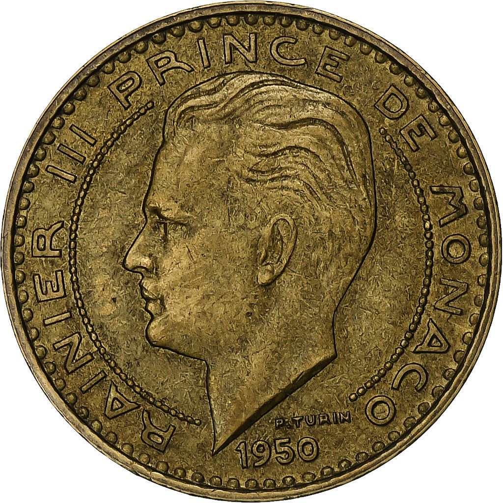 Monaco | Moneta da 20 franchi | Ranieri III | Km:131 | 1950 - 1951