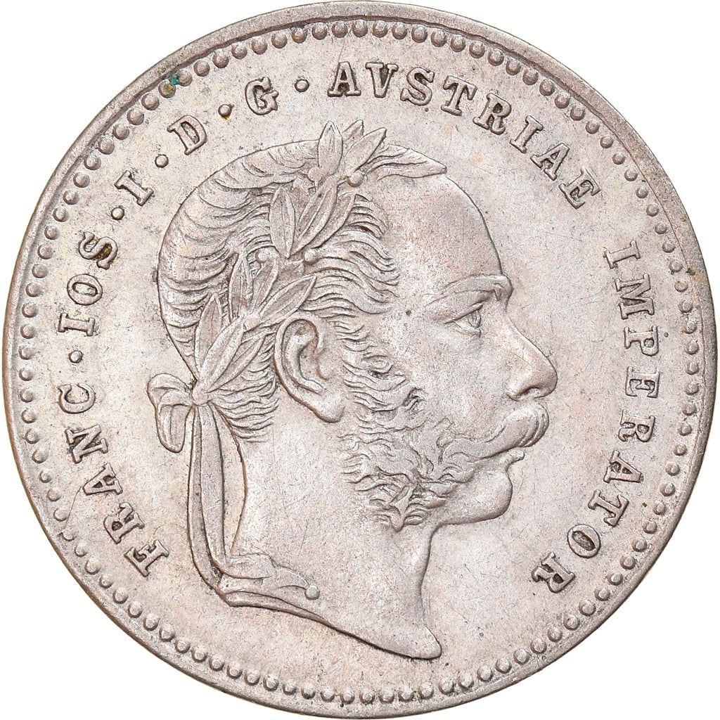 Austrian Empire | 20 Kreuzer Coin | Emperor Francis Joseph I | Imperial Eagle | Km:2212 | 1868 - 1872