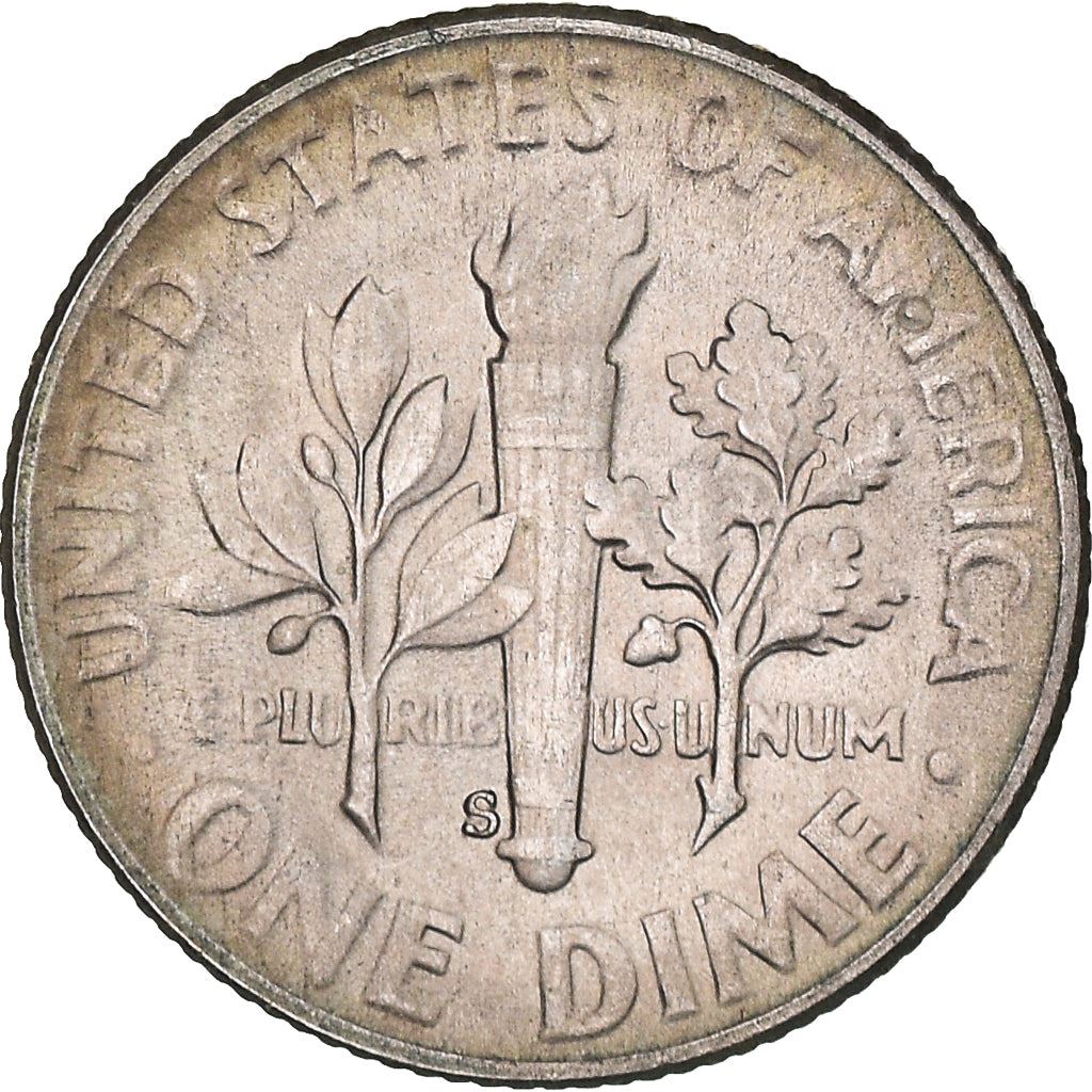 USA | 1 Dime Mønt | Franklin D. Roosevelt | KM:195 | 1946 - 1964