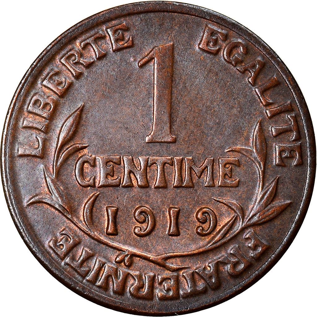 French 1 Centime Coin | Third Republic | KM840 | France | 1898 - 1920