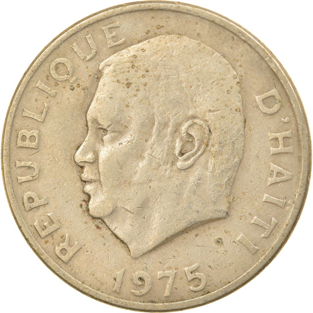 Haiti | 10 Centimes Coin | Jean-Claude Duvalier | Cannon | Km:120 | 1975 - 1983