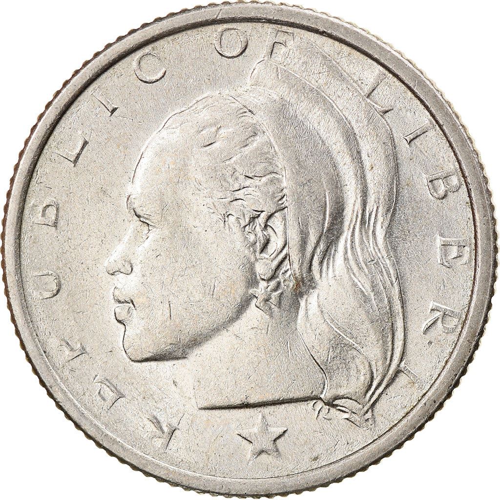 Liberia | 25 Cents Coin | Olive Branches | Km:16A | 1966 - 1990