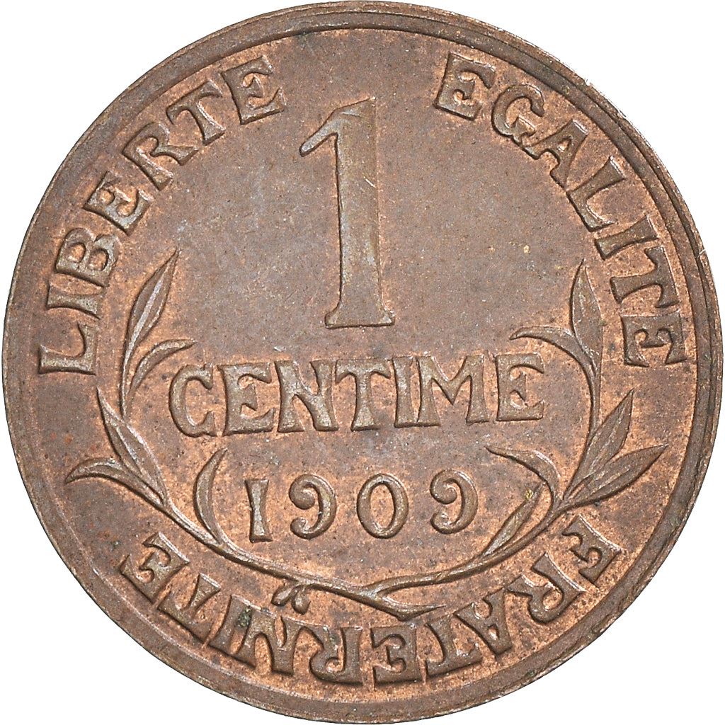 French 1 Centime Coin | Third Republic | KM840 | France | 1898 - 1920