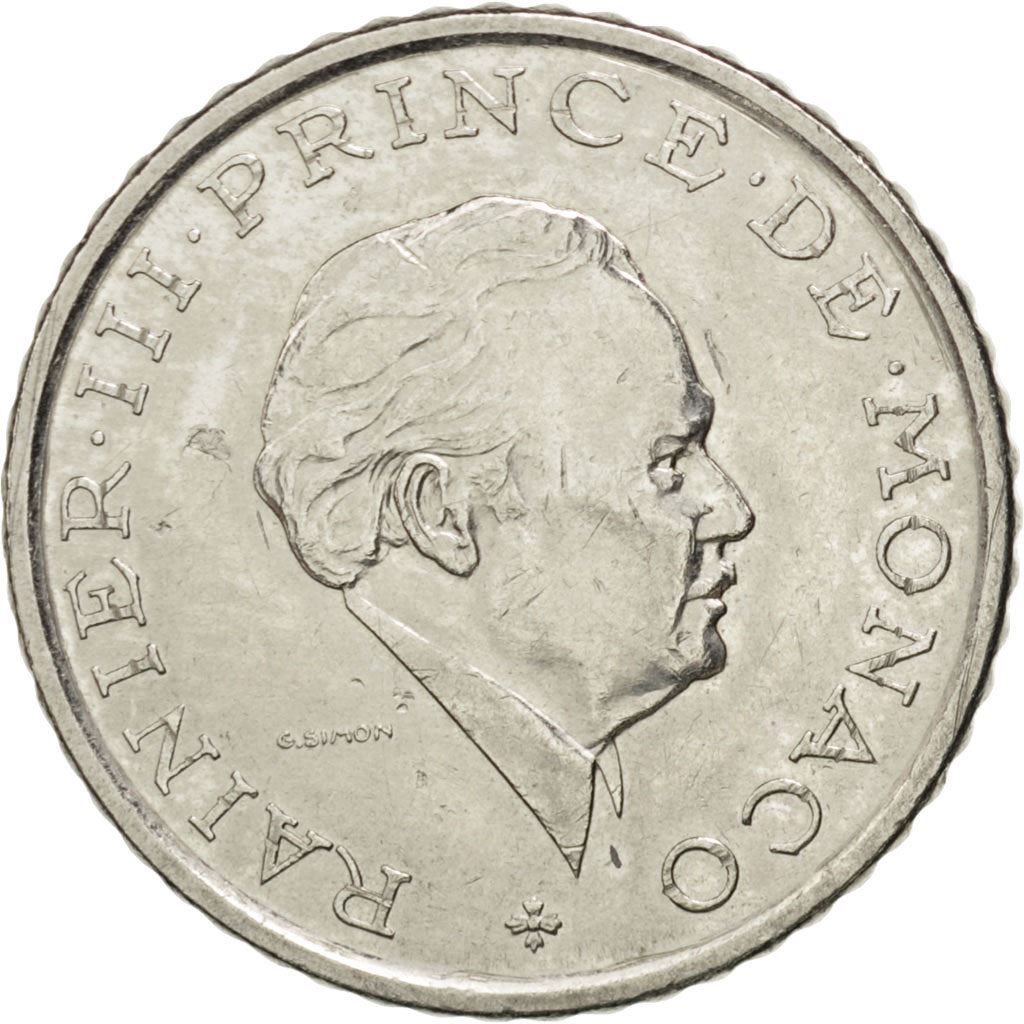 Monaco | 2 Francs Coin | Rainier III | Km:157 | 1979 - 1982