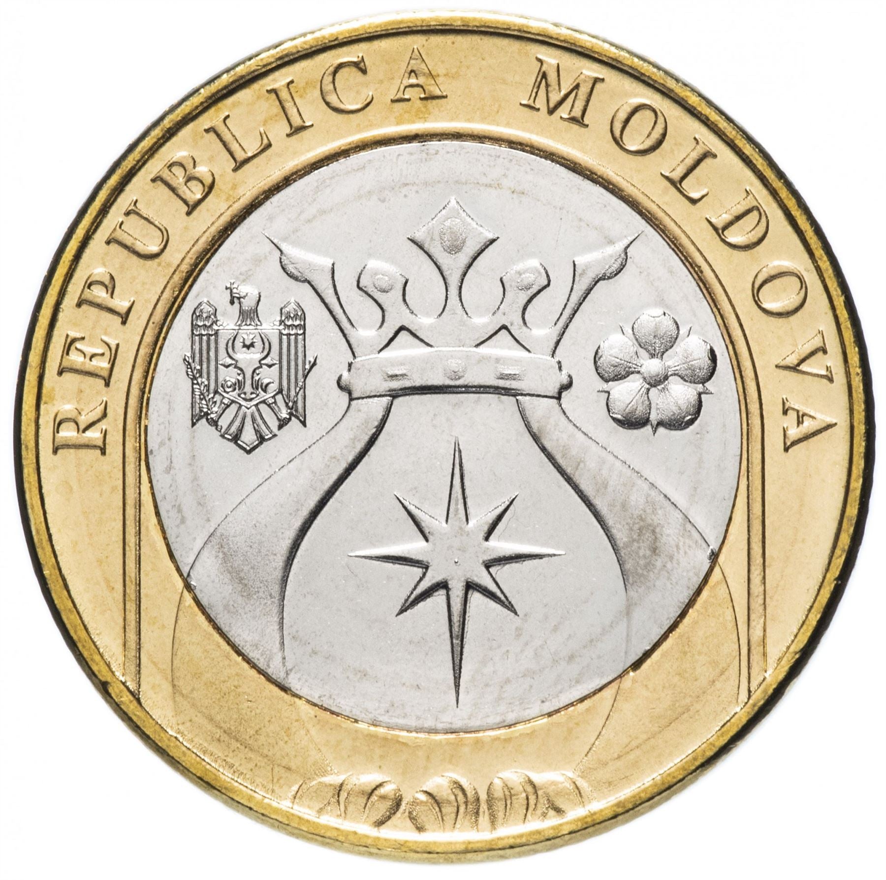 Moldova 5 Lei Coin | Crown | KM155 | 2018