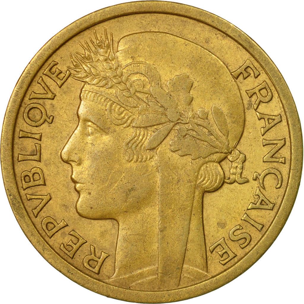 French West Africa | 1 Franc Coin | Marianne | Cornucopia | Berries | Km:2 | 1944