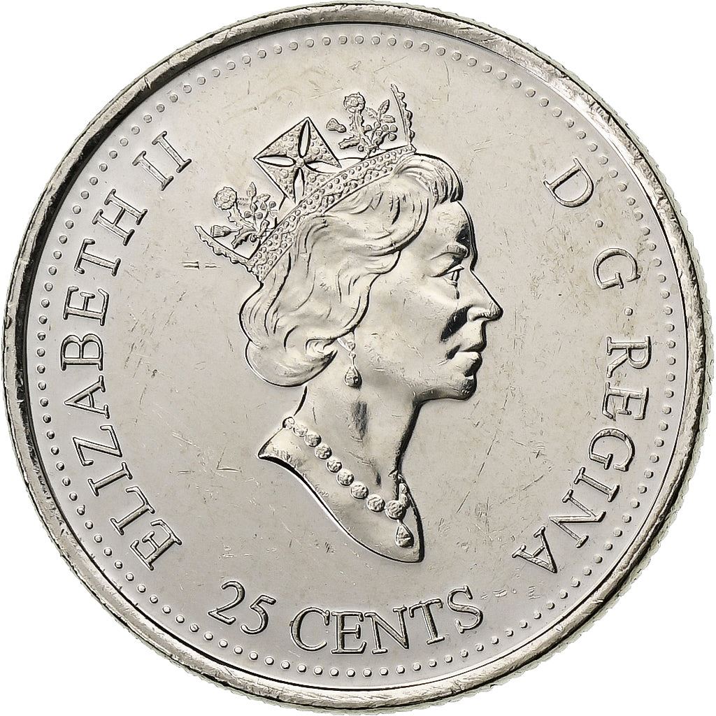 Canada | 25 Cents Coin | A Nation of People | Km:348 | 1999