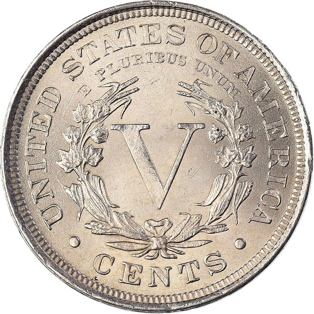 United States | 5 Cents Coin | Liberty | Roman Numeral | KM112 | 1883 - 1913