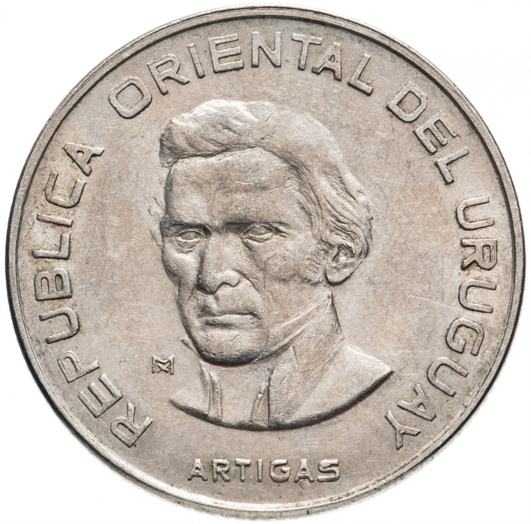 Uruguay 100 Pesos Coin | Jose Gervasio Artigas | KM59 | 1973