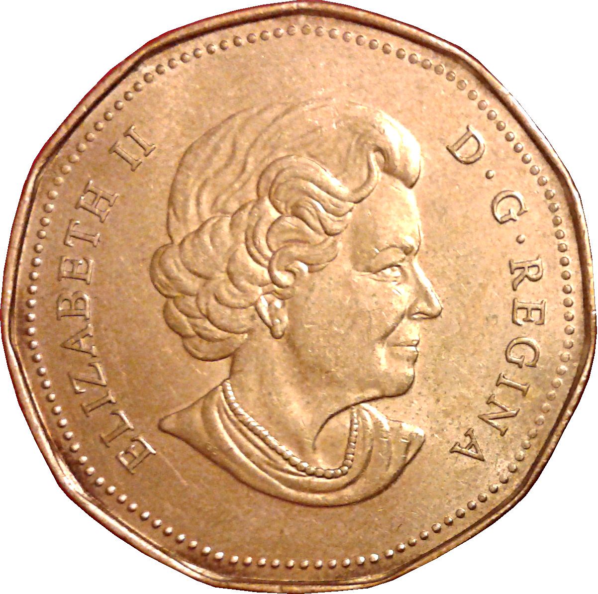 Canada | 1 Dollar Coin | Lucky Loonie | Bronze plated nickel | KM:630 | 2006