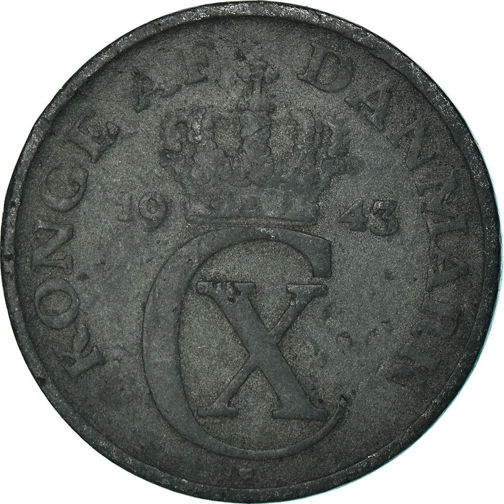 Denmark | 1 Ore Coin | Monogram | Km:832 | 1941 - 1946
