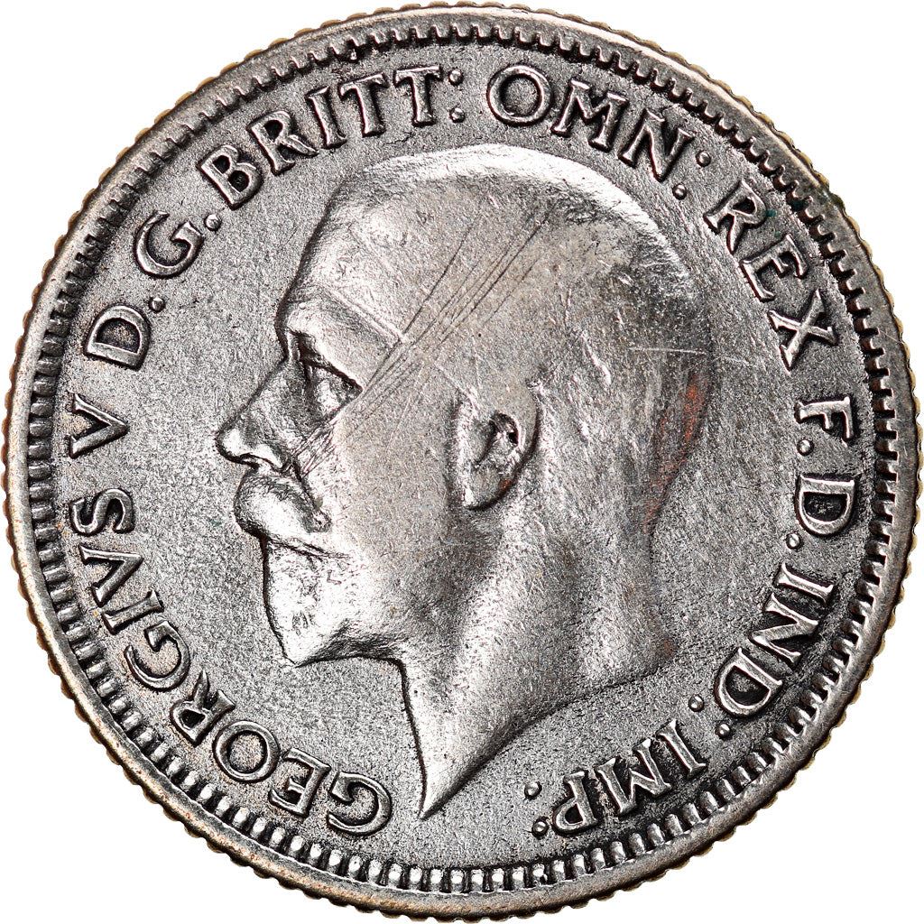 United Kingdom | 6 Pence Coin | George V | KM:832 | 1927 - 1936