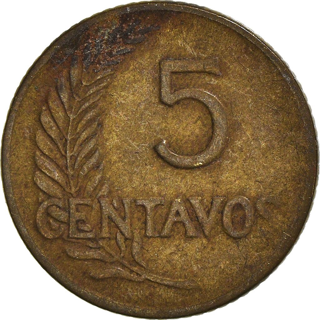 Peru | 5 Centavos Coin | Ceres | Km:223 | 1945 - 1965