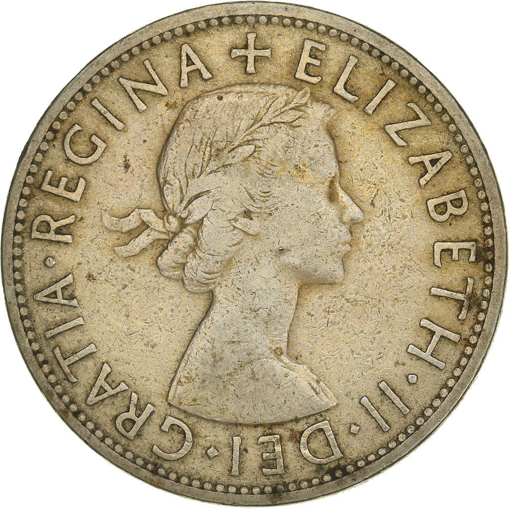 United Kingdom | 1/2 Crown Coin | Elizabeth II | Km:907 | 1954 - 1970