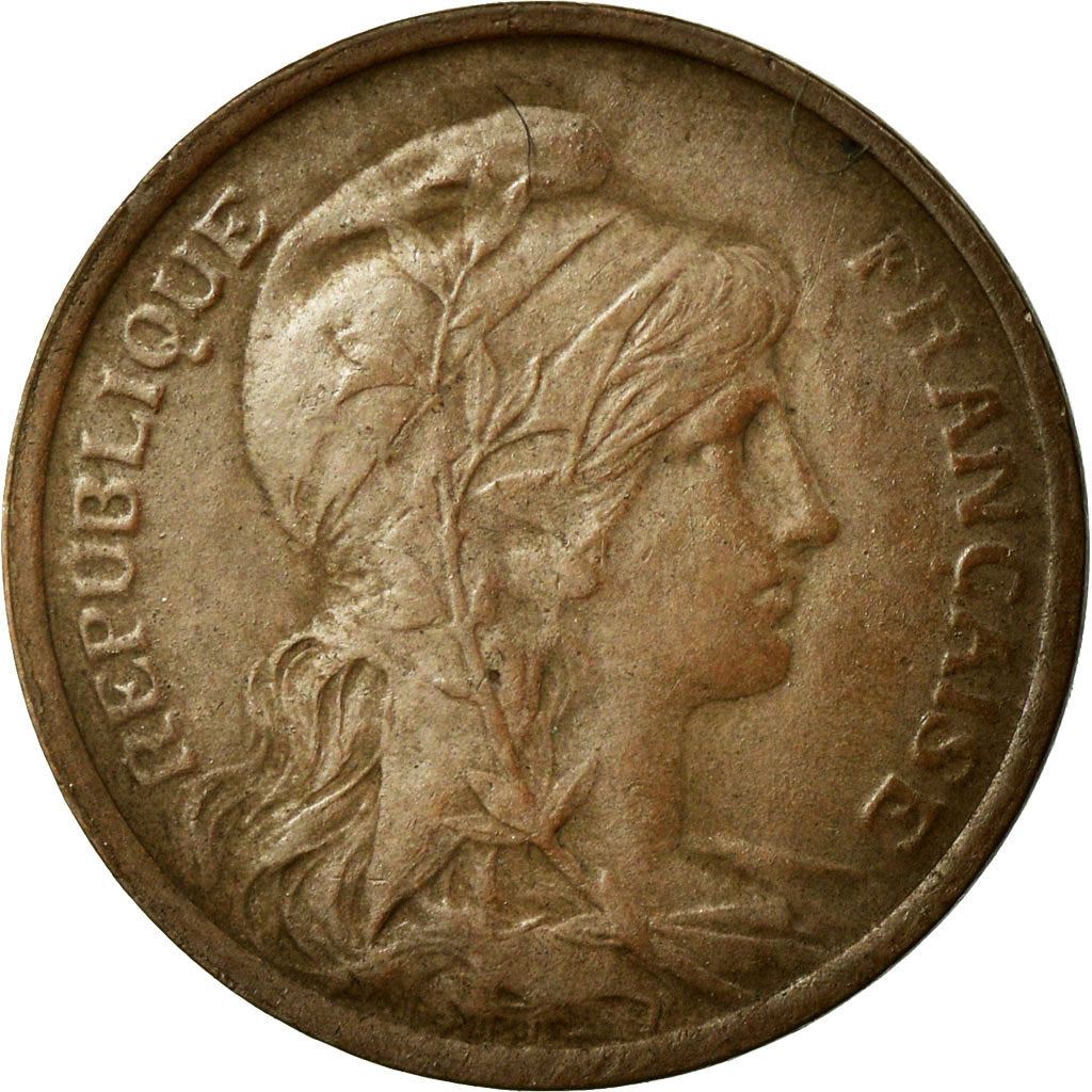 French 1 Centime Coin | Third Republic | KM840 | France | 1898 - 1920