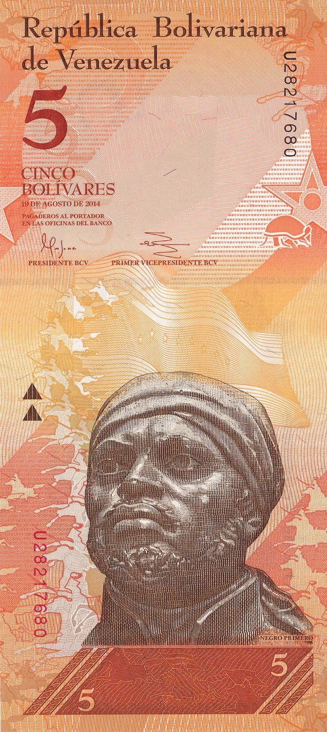 Venezuela | 5 Bolivares Banknote | 2007 - 2014 | Pedro Camejo | Giant Armadillos