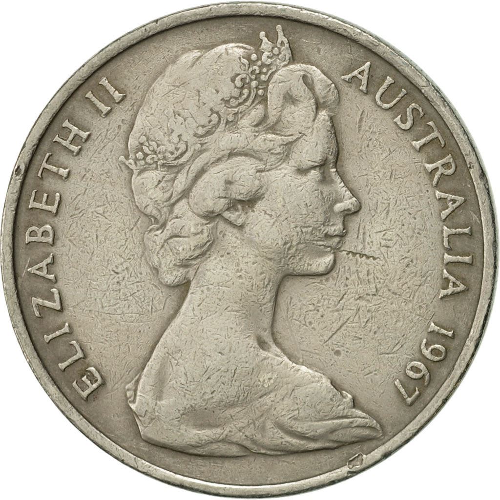 Australia | 20 Cents Coin | Platypus | Km:66 | 1966 - 1984