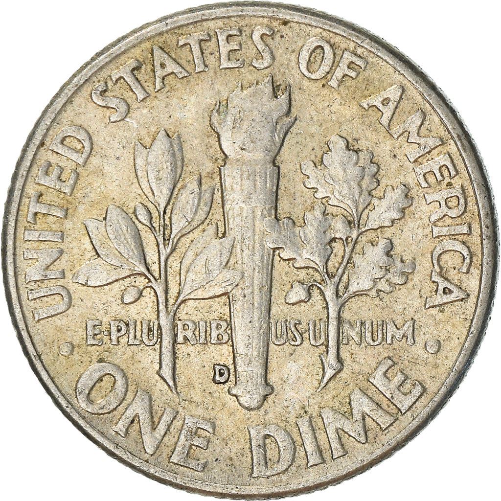 USA | 1 Dime Mønt | Franklin D. Roosevelt | KM:195 | 1946 - 1964