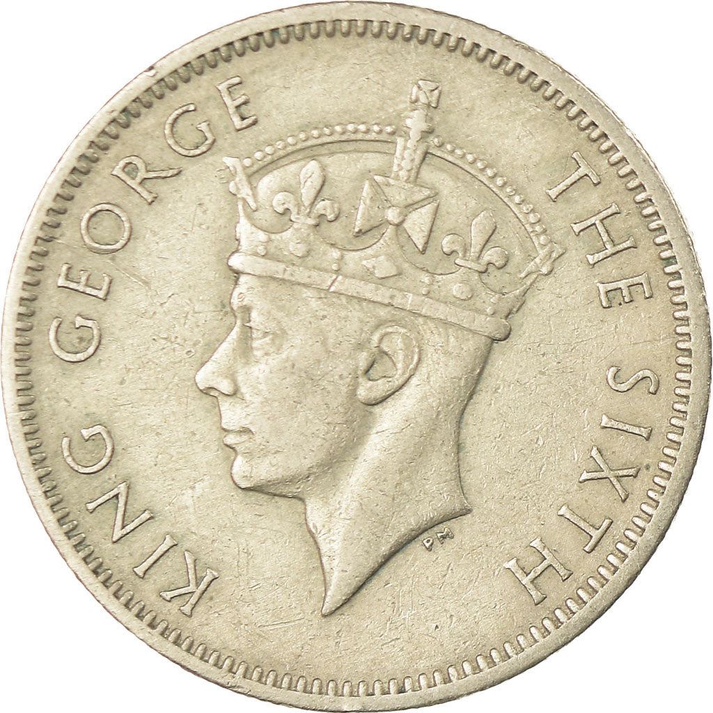 Southern Rhodesia | 1 Shilling Coin | George VI | Zimbabwe Bird | Km:22 | 1948 - 1952