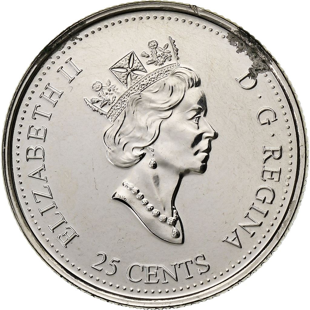 Canada | 25 Cents Coin | Canada Through a Child’s Eye | Nickel | KM:350 | 1999