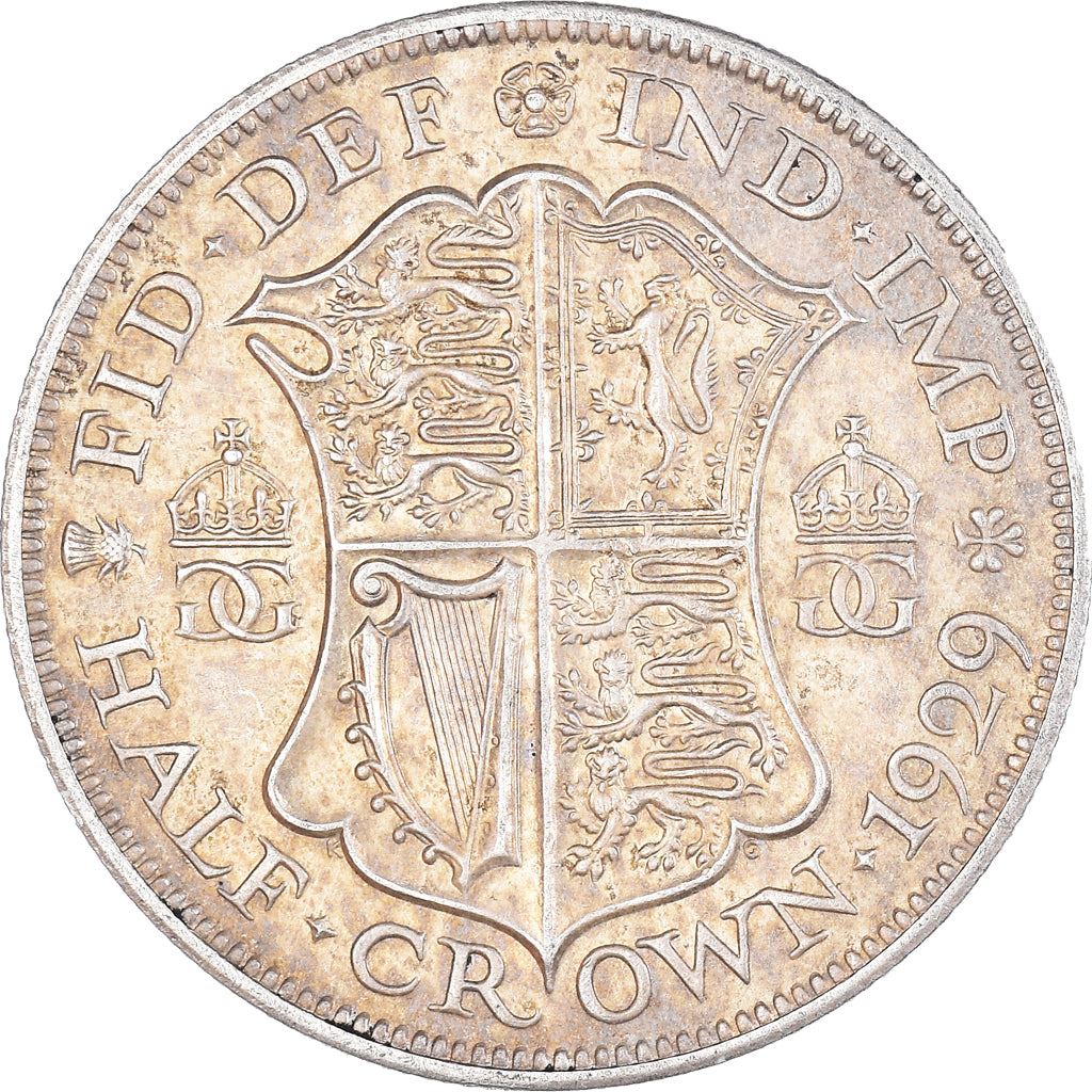 United Kingdom | 1/2 Crown Coin | George V | KM:835 | 1927 - 1936