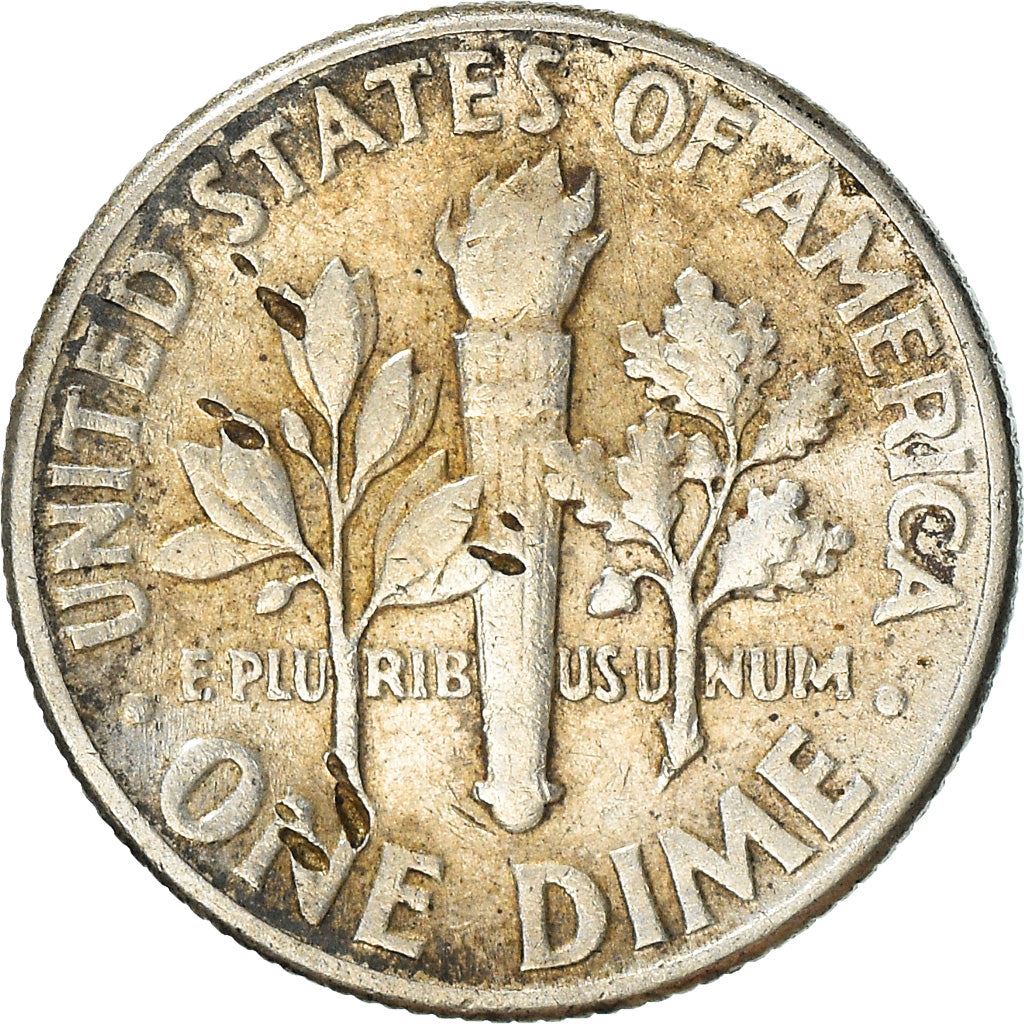USA | 1 Dime Mønt | Franklin D. Roosevelt | KM:195 | 1946 - 1964