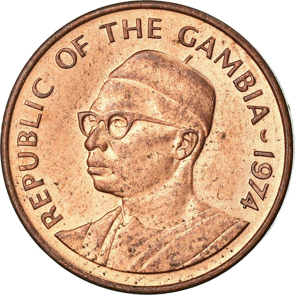 The Gambia | 1 Butut Coin | FAO | Peanuts | Km:14 | 1974 - 1985