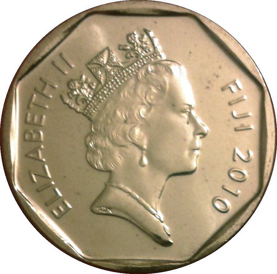 Fiji | 1 Dollar Coin | Ceramic water bottle | KM:123 | 2009 - 2010