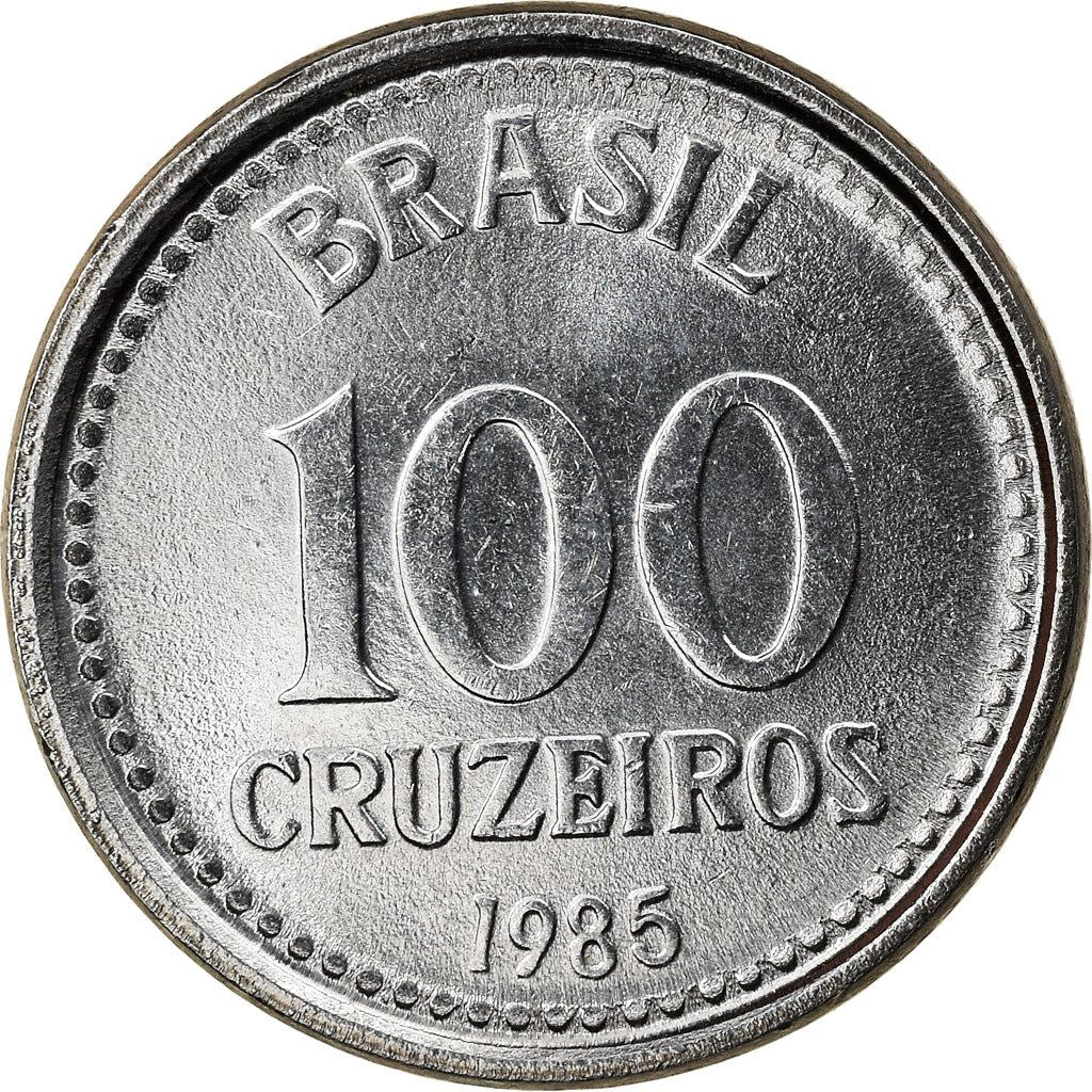 Brazil | 100 Cruzeiros Coin | Star | Km:595 | 1985 - 1986