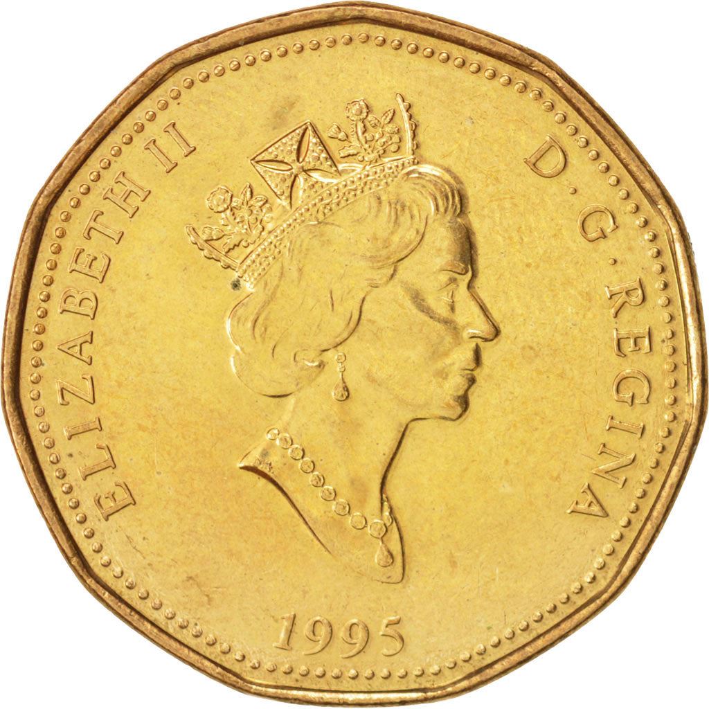 Canada | 1 Dollar Coin | Peacekeeping Monument | Bronze plated nickel | KM:258 | 1995