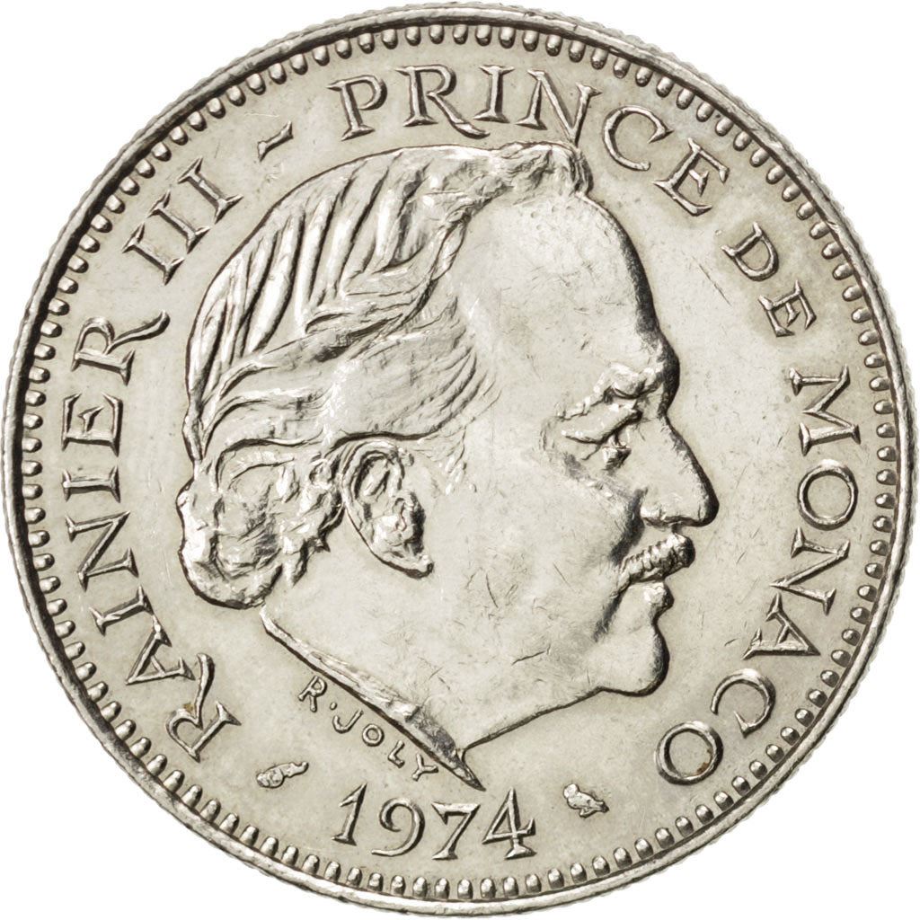 Monaco | 5 Francs Coin | Rainier III | Km:150 | 1970 - 1995