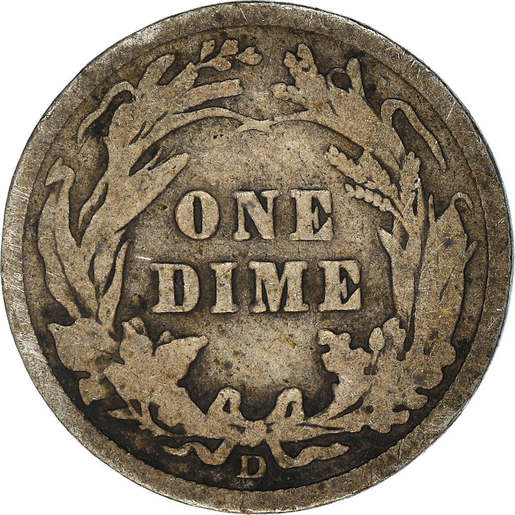 Stati Uniti | 1 moneta da dieci centesimi | Barber Dime | KM:113 | 1892 - 1916