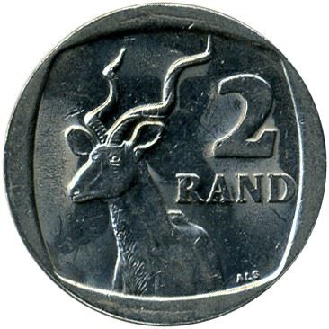 South Africa 2 Rand iNingizimu Afrika - iSewula Afrika Coin KM335 2003
