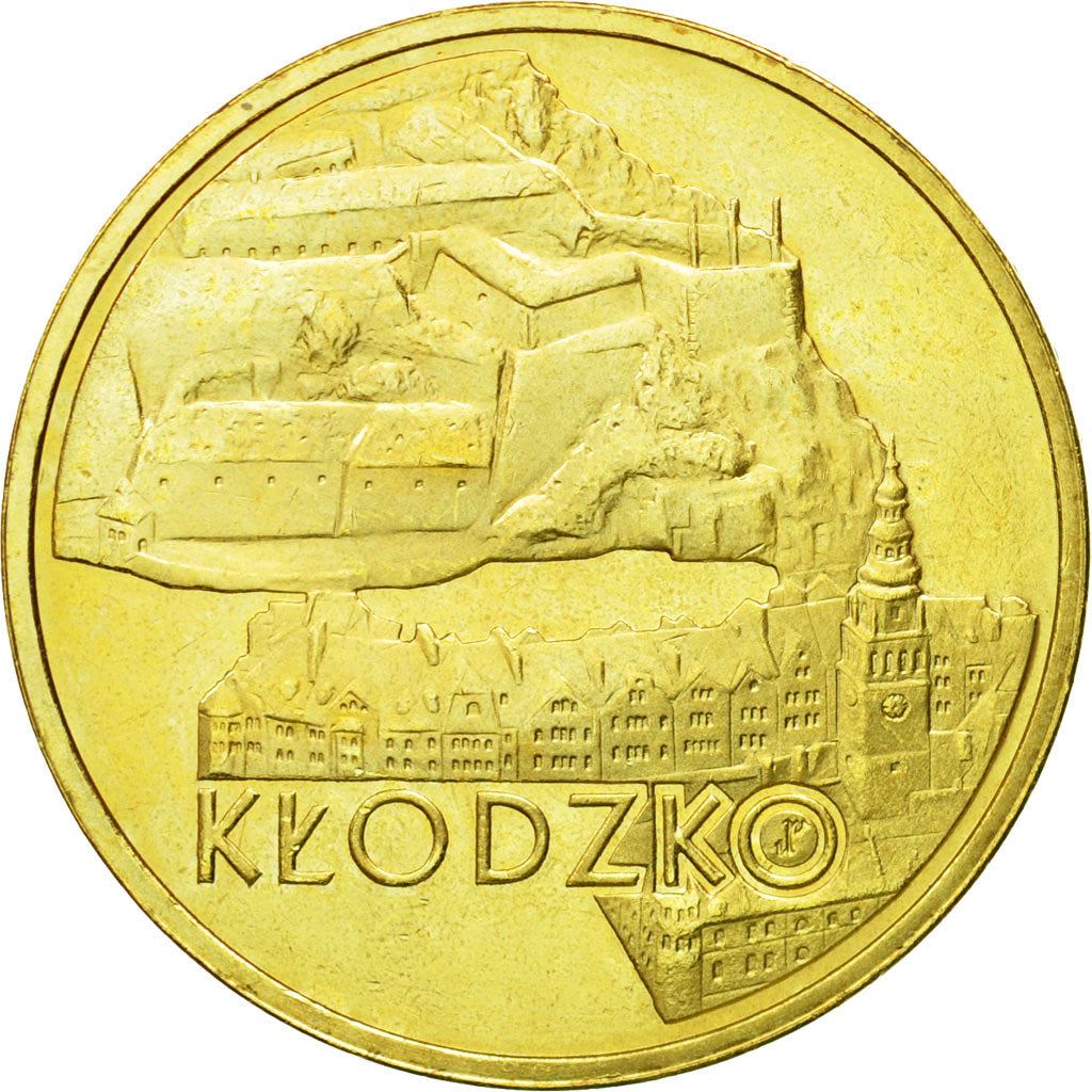 Poland | 2 Zlotys Coin | Kłodzko | Y:624 | 2007
