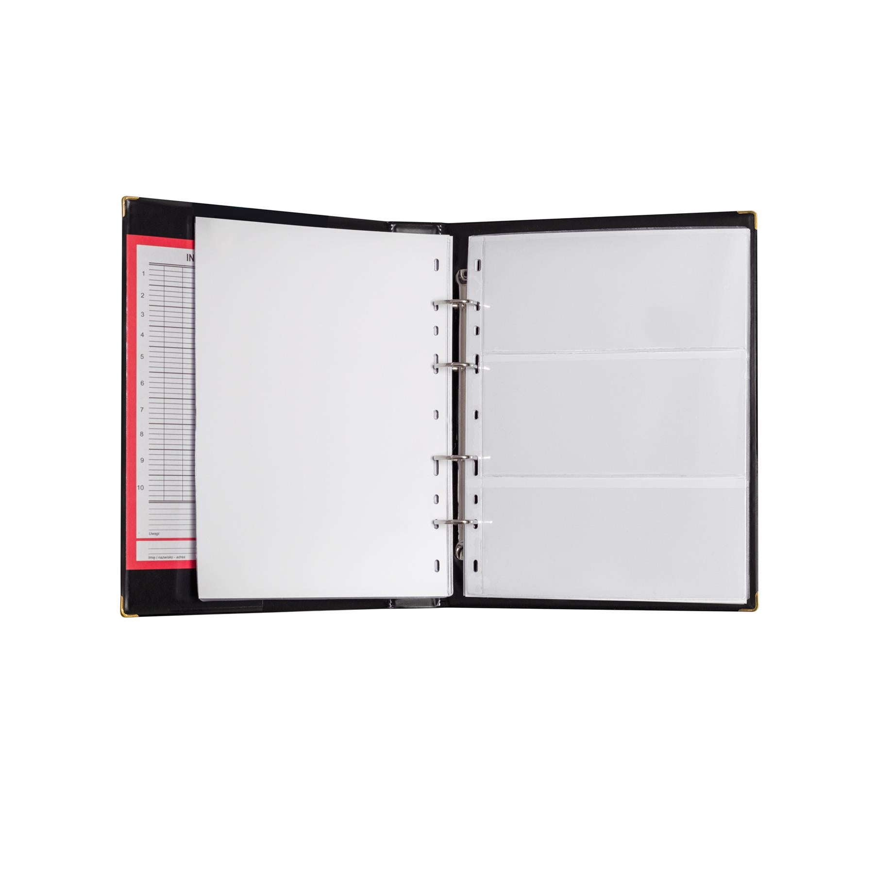 纸币册 25个插袋 | 10页 | 纸币收藏册 | 2种不同尺寸 | 装饰角,高品质材料