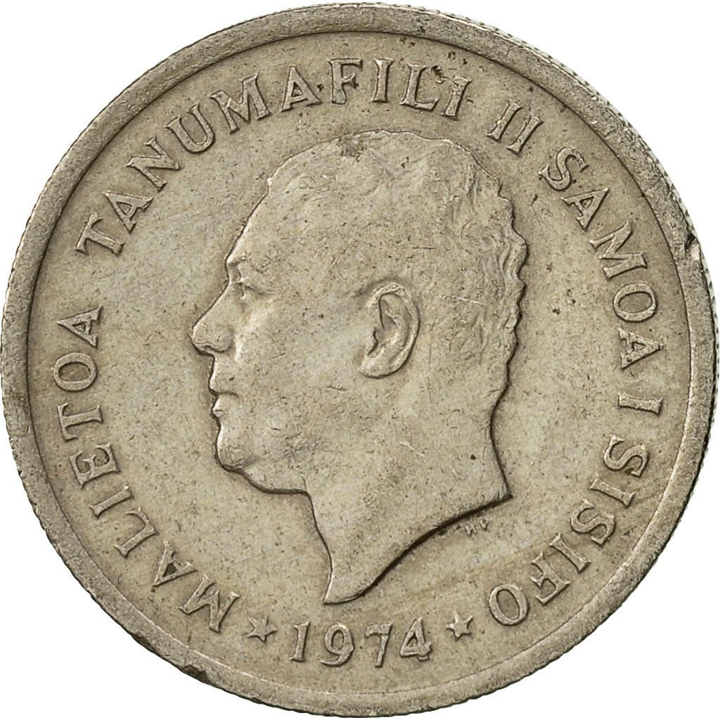 Samoa | 5 Sene Coin | Malietoa Tanumafili II | Pineapple | Km:14 | 1974 - 2000
