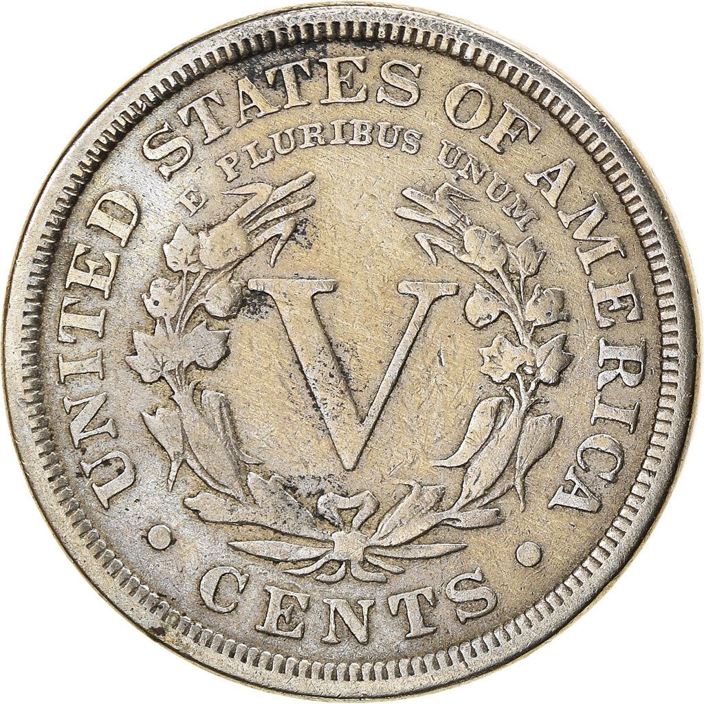 United States | 5 Cents Coin | Liberty | Roman Numeral | KM112 | 1883 - 1913