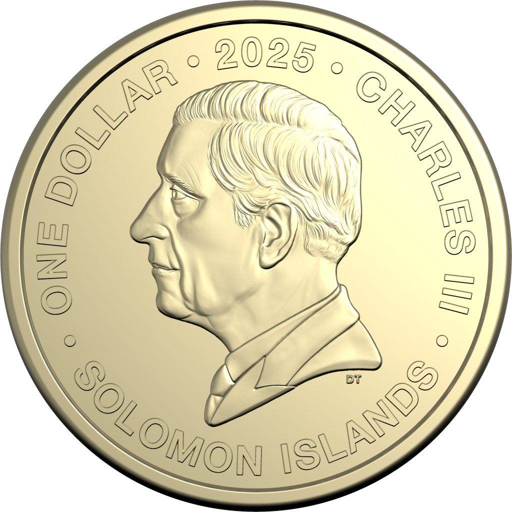 Solomon Islands | 1 Dollar Coin | Charles III | Nguzu-Nguzu | 2025