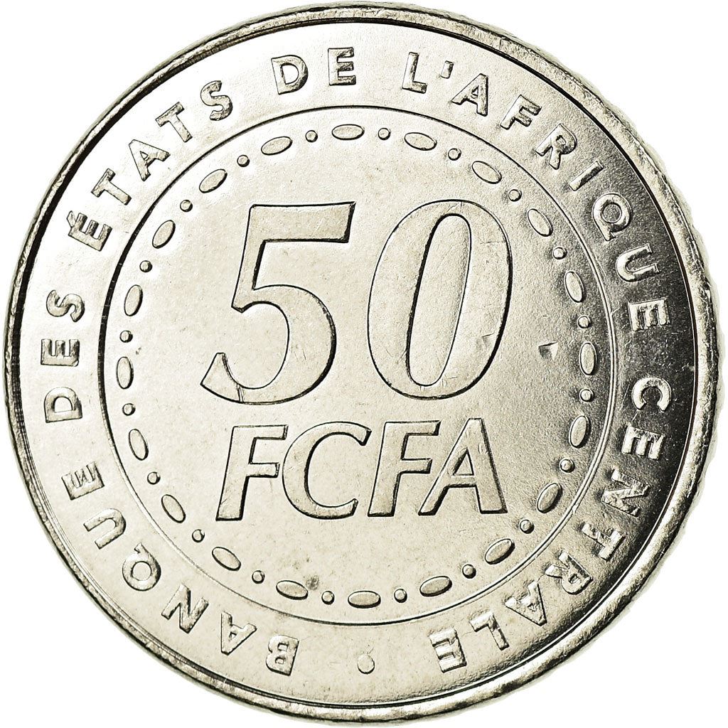 Central African States | 50 Francs Cfa Coin | Plants | Km:21 | 2006 - 2023